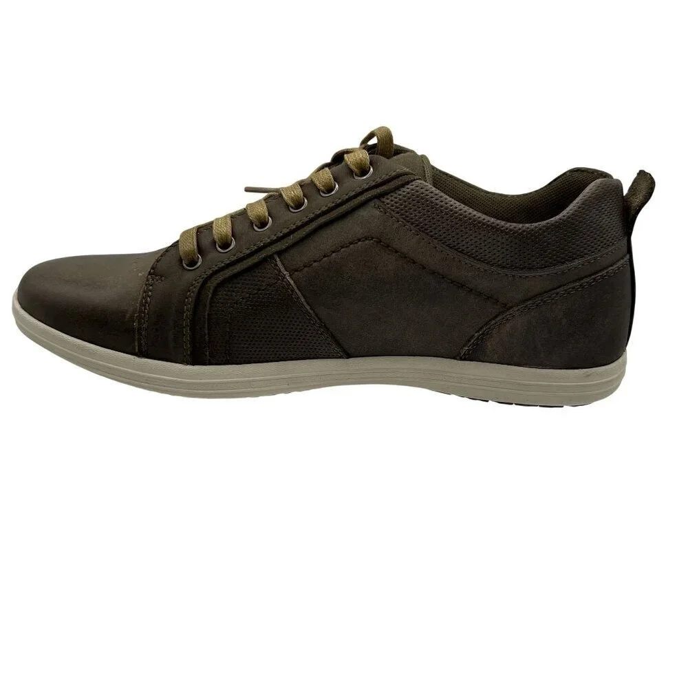 English Laundry NEW Mens 9 Aqua Sneaker Casual Earthy Green Lace Up Perforated